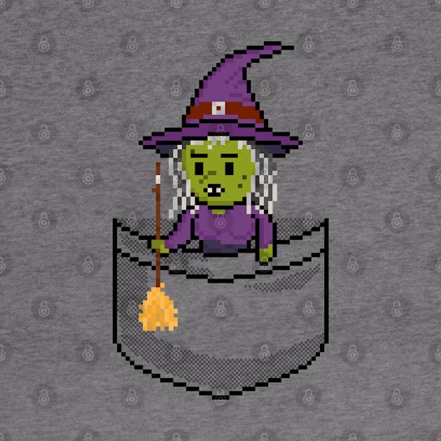 Pixel Pocket Witch by gkillerb